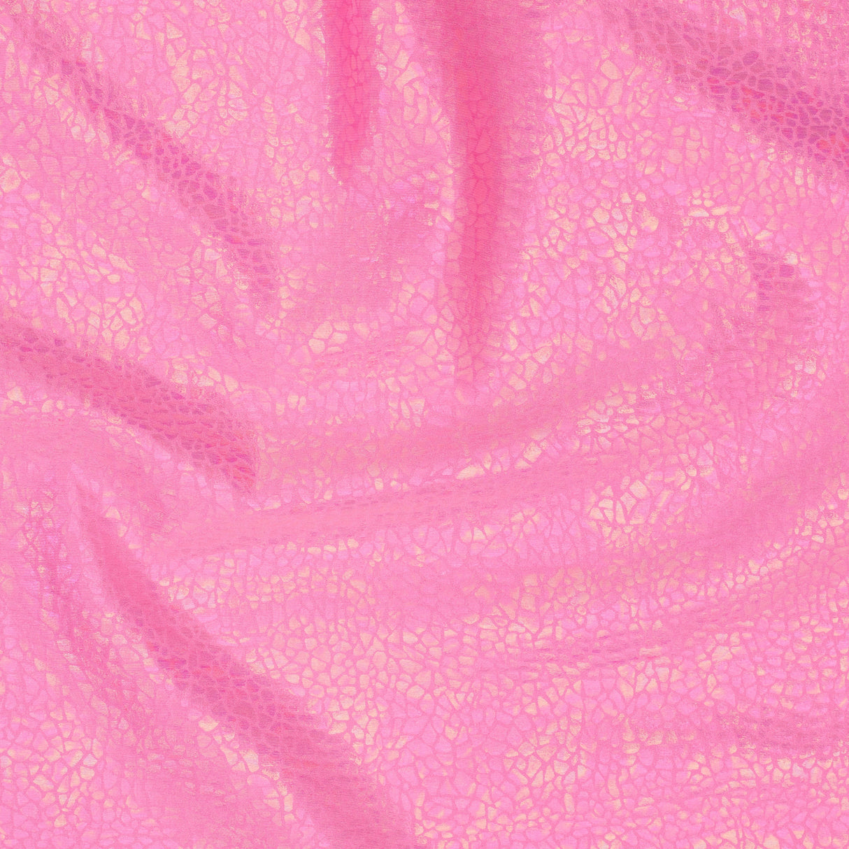 Nylon Spandex Holographic Snake Fabric 60"