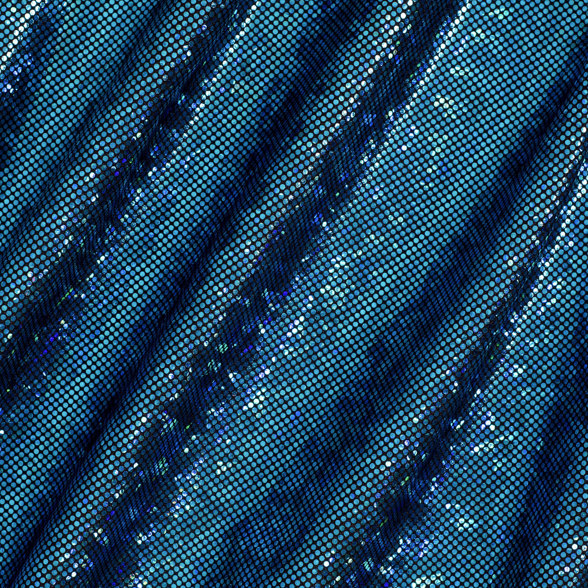 Nylon Spandex Shatter Glass Hologram Fabric 60"
