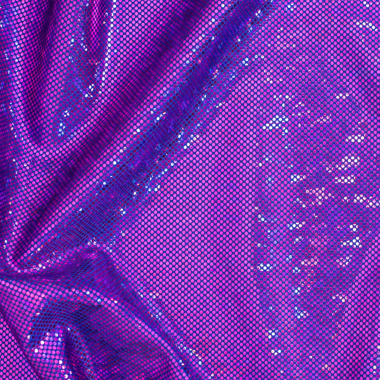 Nylon Spandex Shatter Glass Hologram Fabric 60"