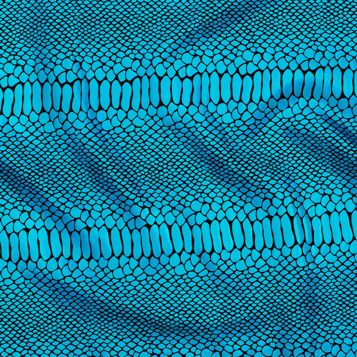 Nylon Spandex Fever Snake Foil Fabric 60"