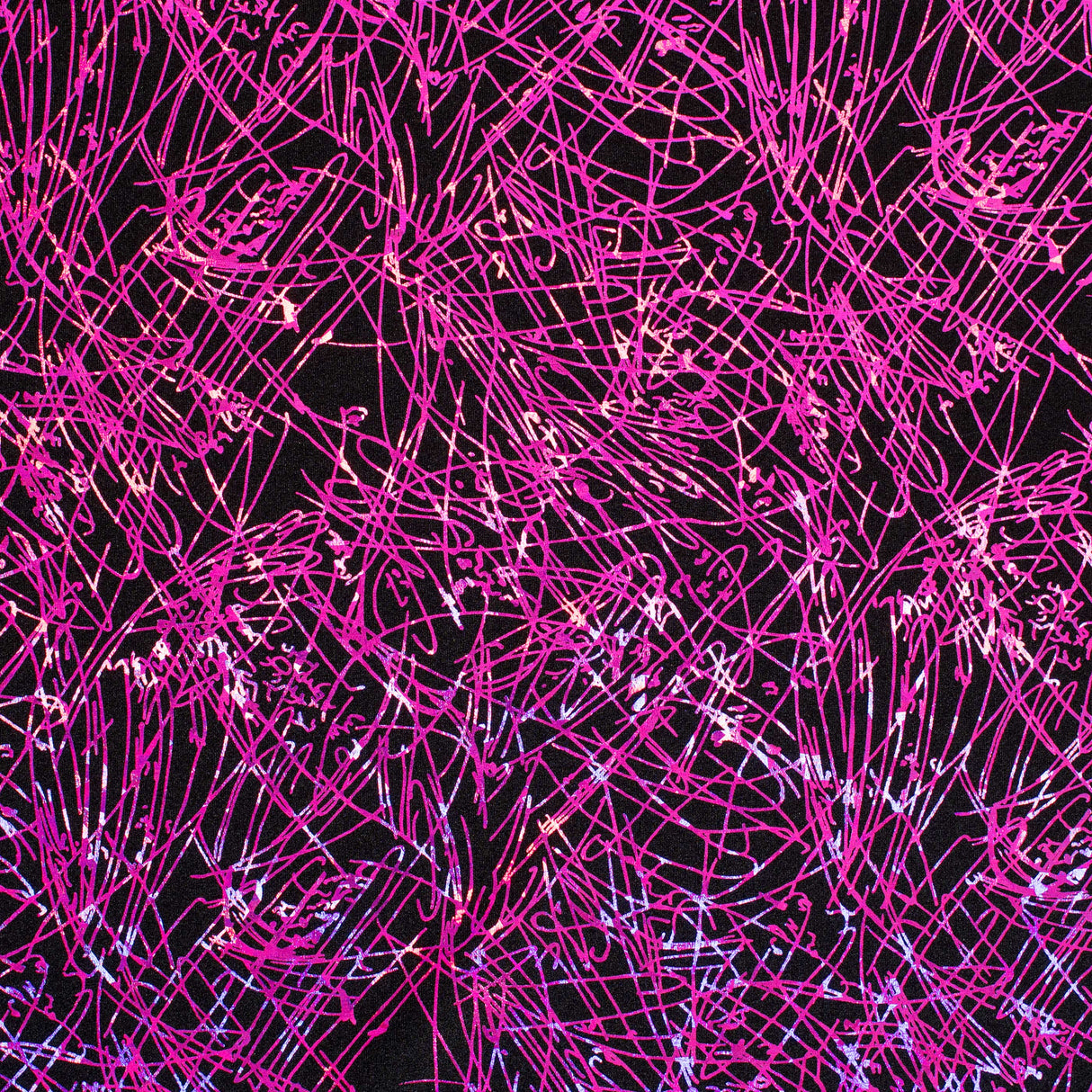 Nylon Spandex Fabric Dancing Splash Hologram Foil