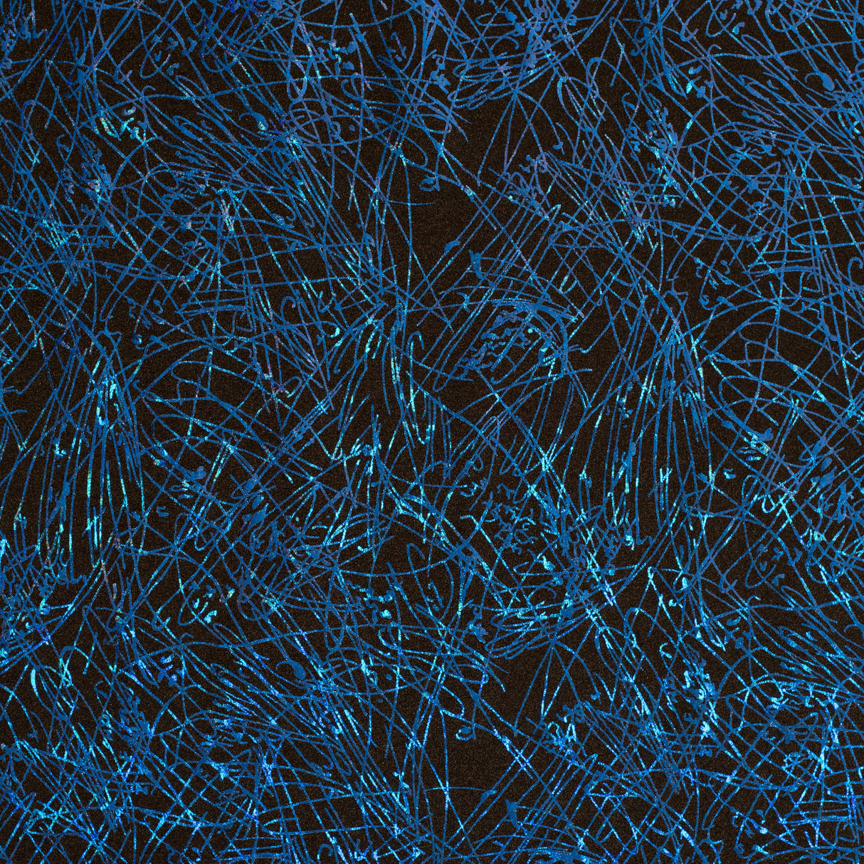 Nylon Spandex Fabric Dancing Splash Hologram Foil