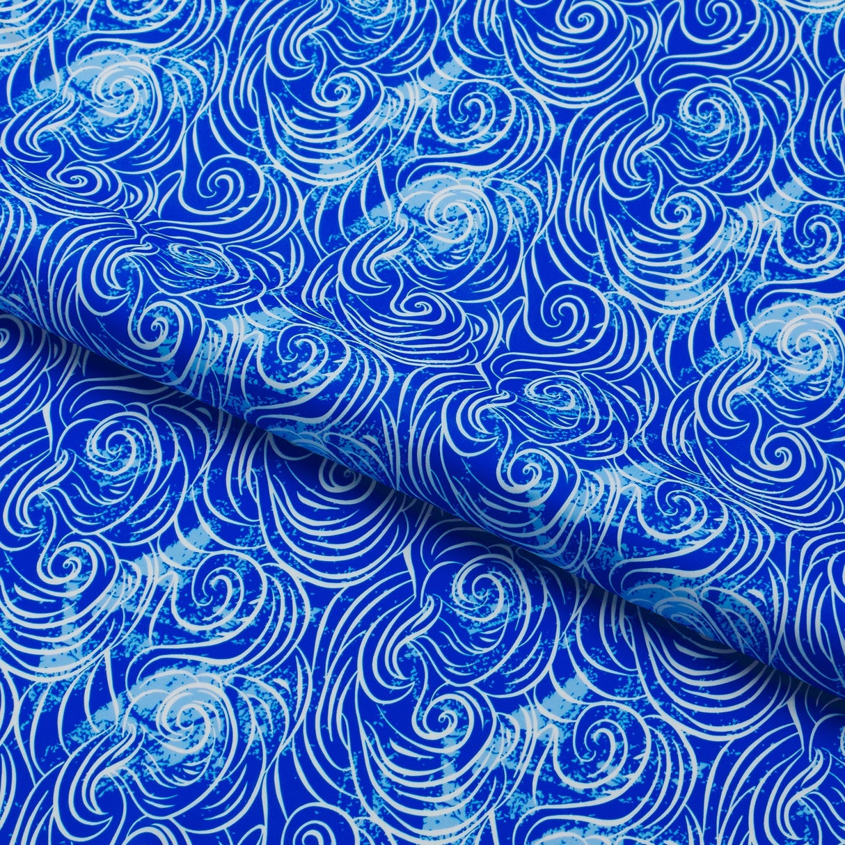 Heavy Winds Nylon Spandex Fabric - Multicolor Printed, 55/56" Width (1 Yard)