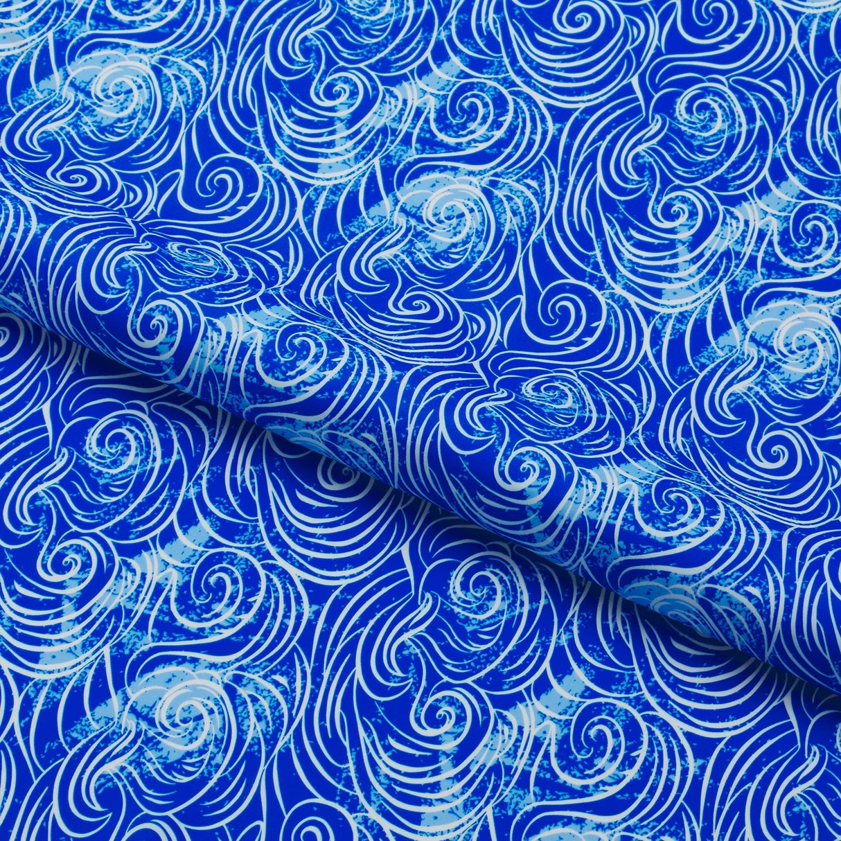 Printed Spandex Fabric Multicolor Heavy Winds