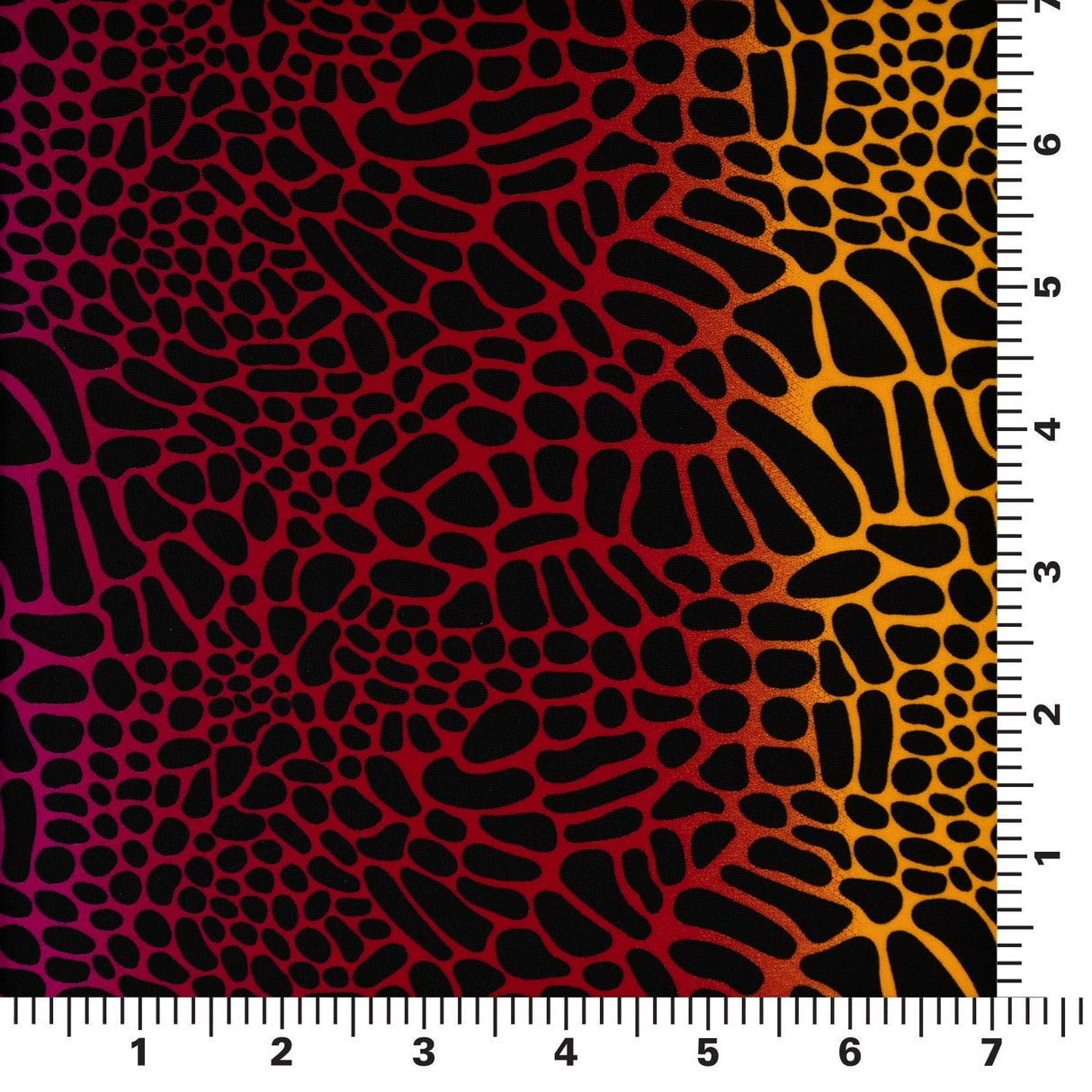 Printed Spandex Fabric Multicolor Safari Spots