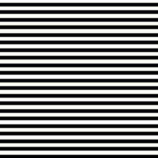 Printed Spandex Striped Black White Fabric