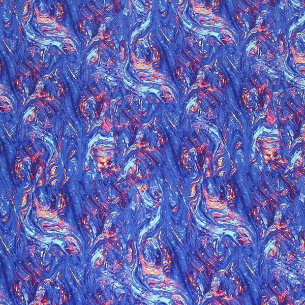 Printed Spandex Purple Abstract