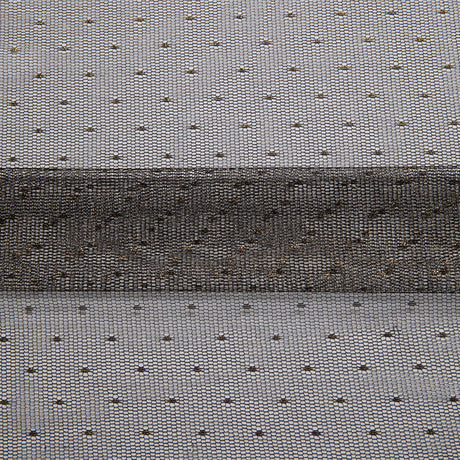 1 Yard Nylon MX Tulle Lace Fabric Delicate Dot Pattern Lightweight Soft Design 58/60" Wide