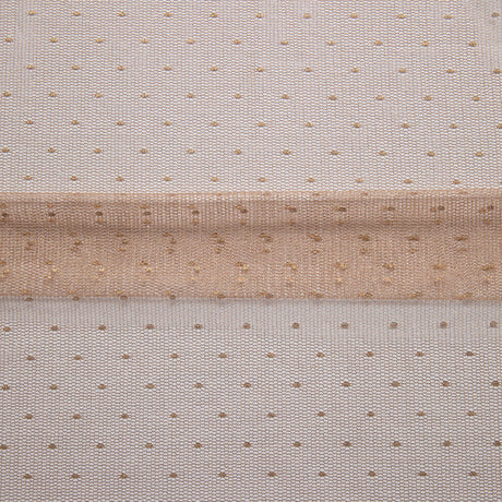 1 Yard Nylon MX Tulle Lace Fabric Delicate Dot Pattern Lightweight Soft Design 58/60" Wide