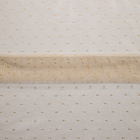 1 Yard Nylon MX Tulle Lace Fabric Delicate Dot Pattern Lightweight Soft Design 58/60" Wide