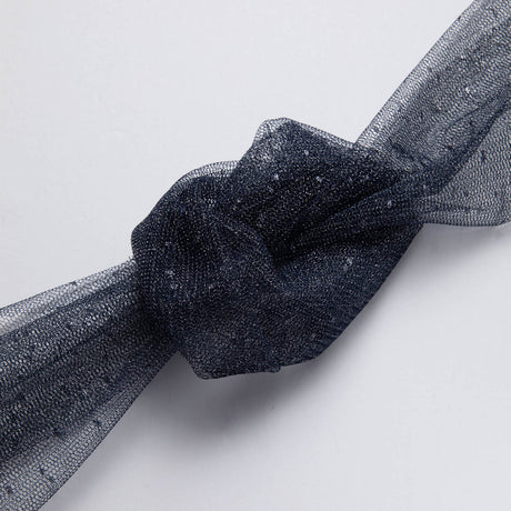 1 Yard Nylon MX Tulle Lace Fabric Delicate Dot Pattern Lightweight Soft Design 58/60" Wide