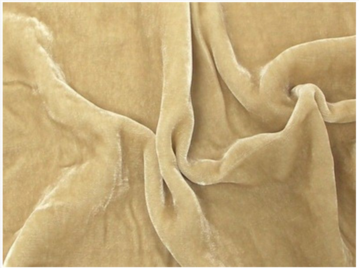 Silk Velvet Upholstery Fabric by the Yard