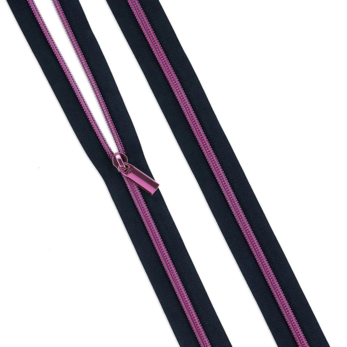 Navy #5 Nylon Coil Zipper 3 Yards 9 Pulls
