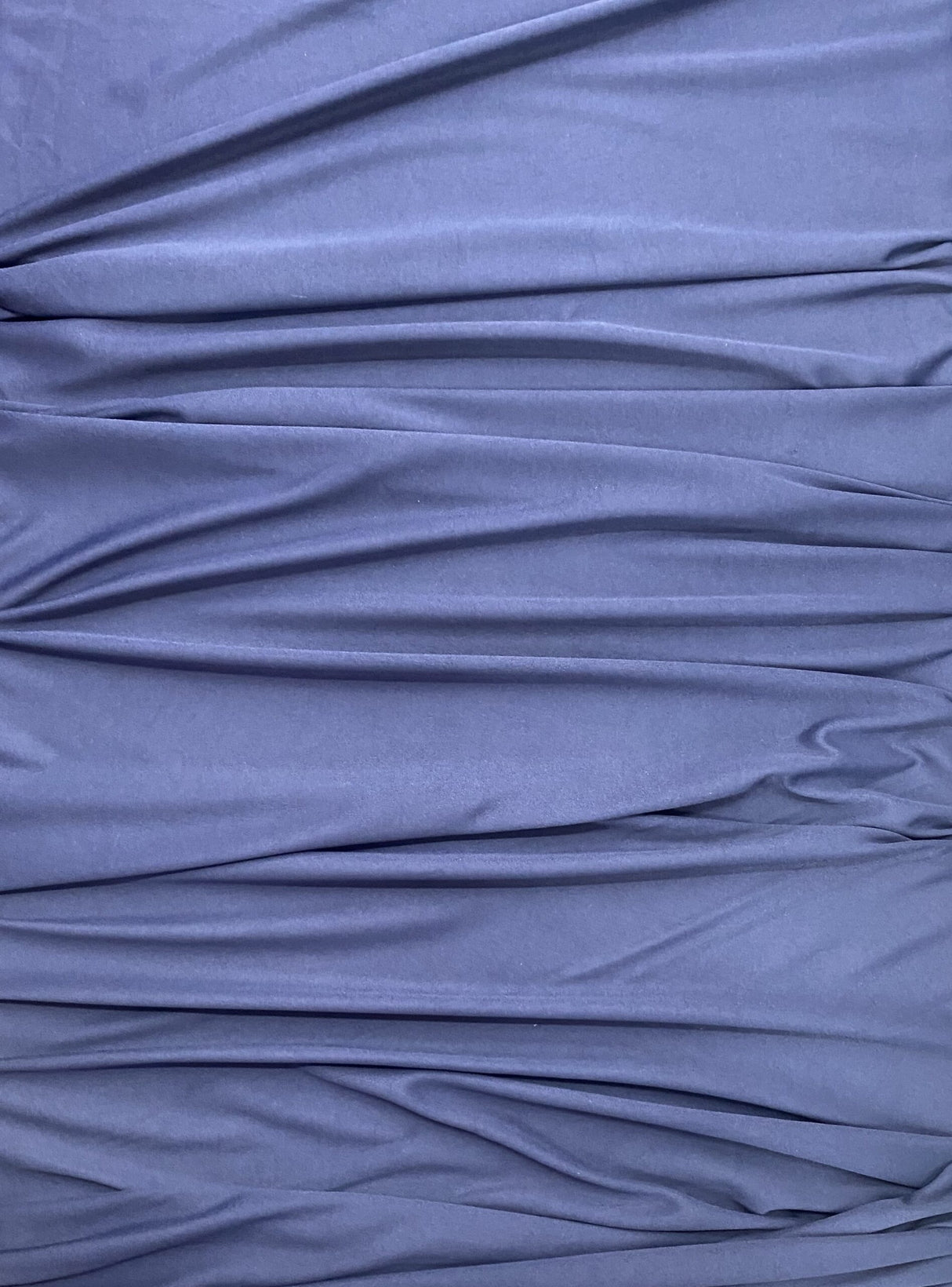 Stretch Lining Polyester Fabric - Navy Blue, Matte Soft, 60" Width