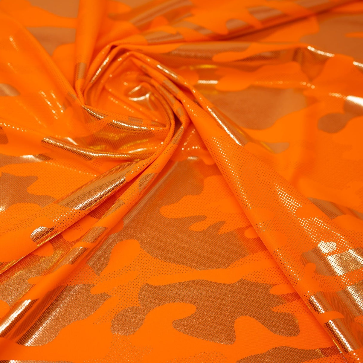 Foil Printed Cationic Spandex Fabric Neon
