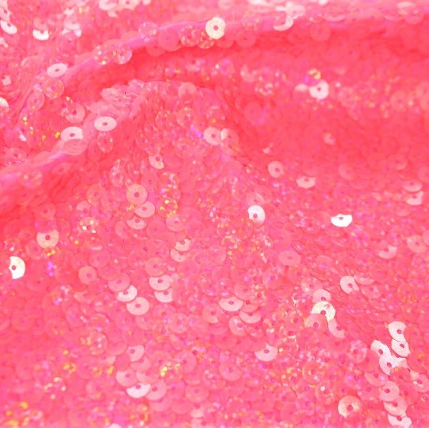 Sequin Spandex Neon Fabric