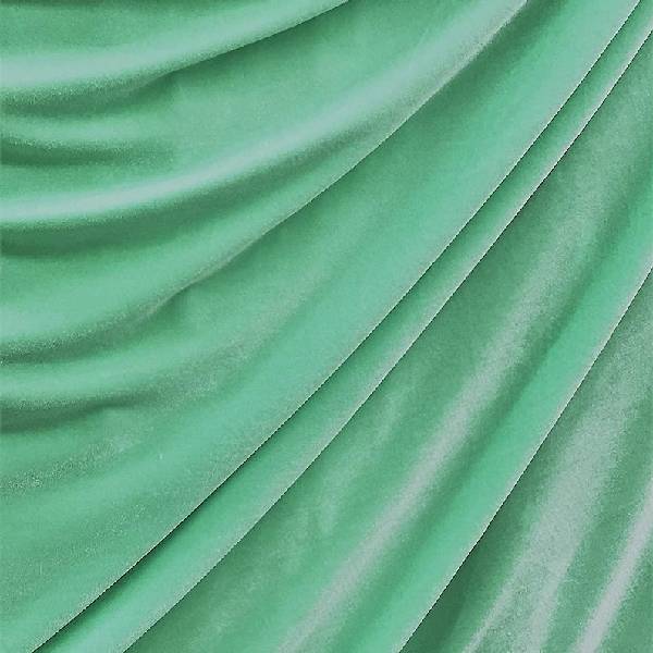 Soft Stretch Velvet Fabric - Spring Green, Hunter Green, Tiffany, Olive, Mint, Jade, 58" Width