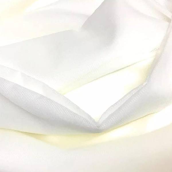 Tricot Fusible Interfacing Fabric - White/Black, 60" Width