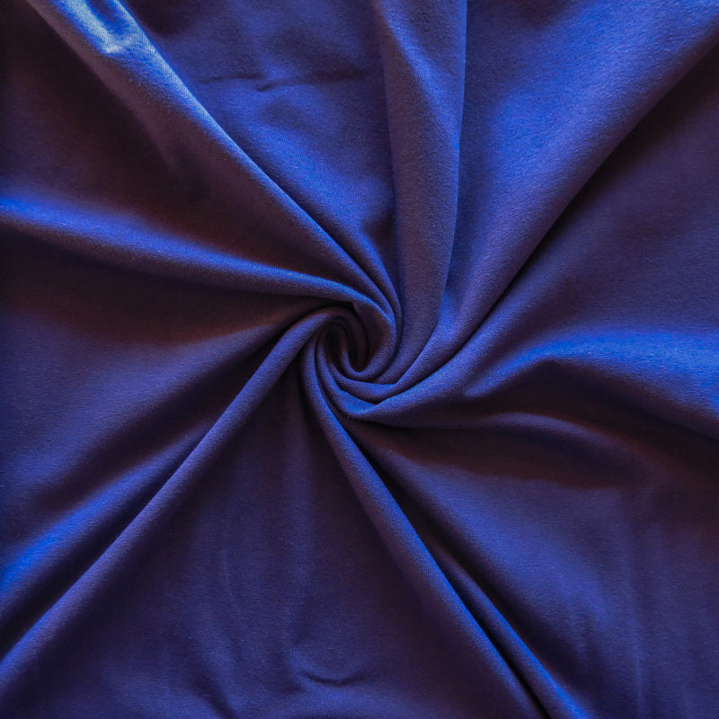 Cotton Lycra Jersey Knit Fabric Dark Purple