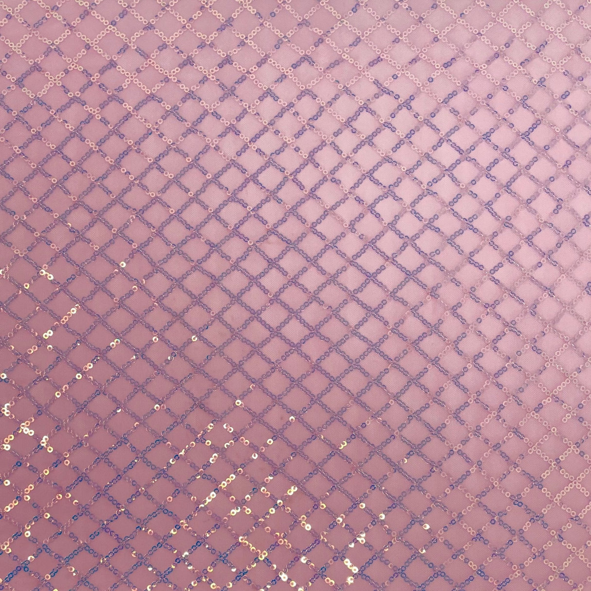 Stretch Mesh Sequin Black
