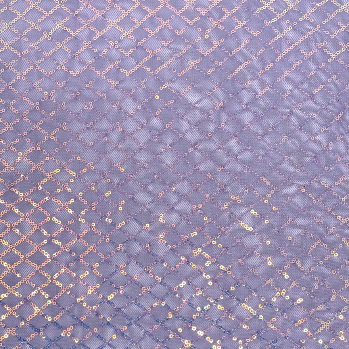Stretch Mesh Sequin Black