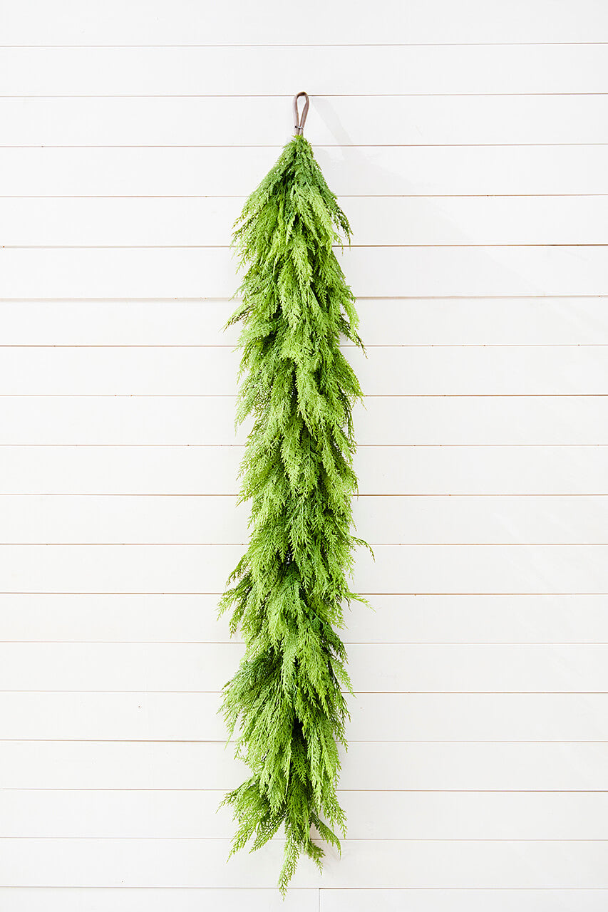 72" Deluxe Real Touch Cedar Garland