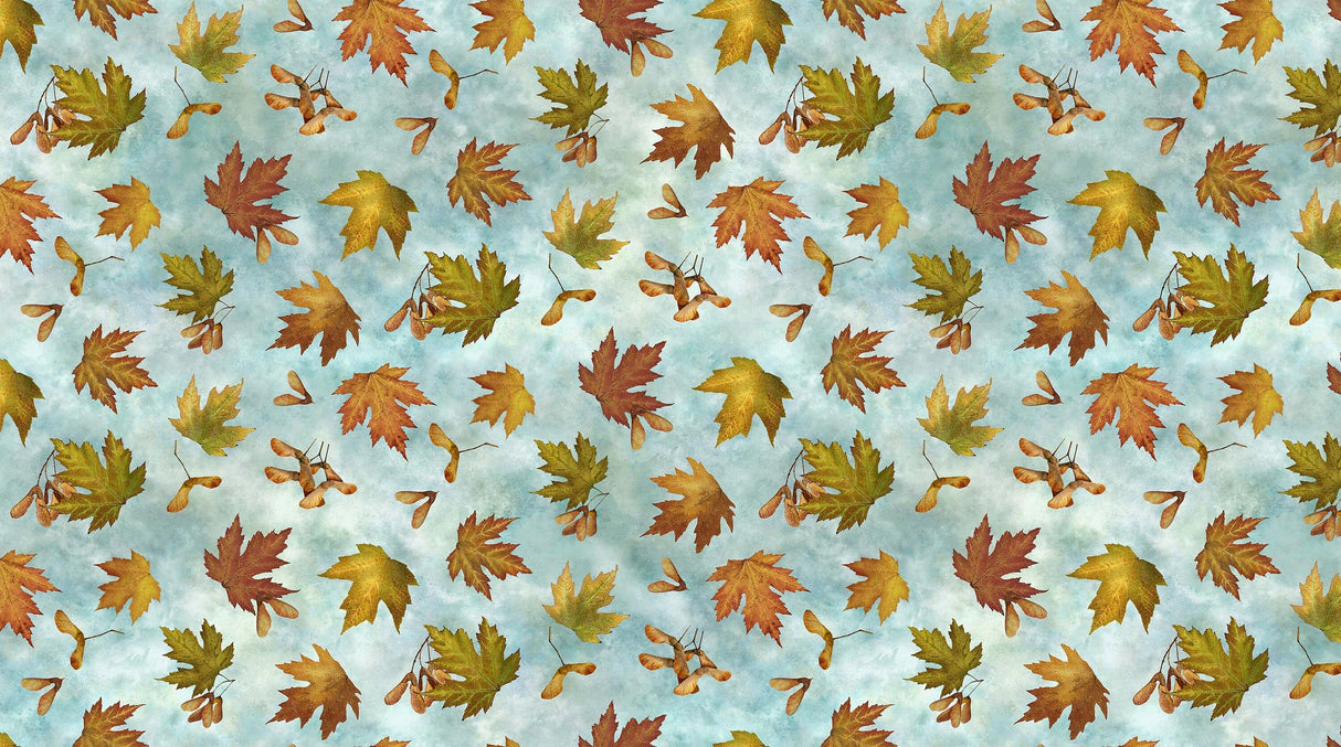 Quilting Cotton Autumn Splendor Stonehenge Floral Northcott