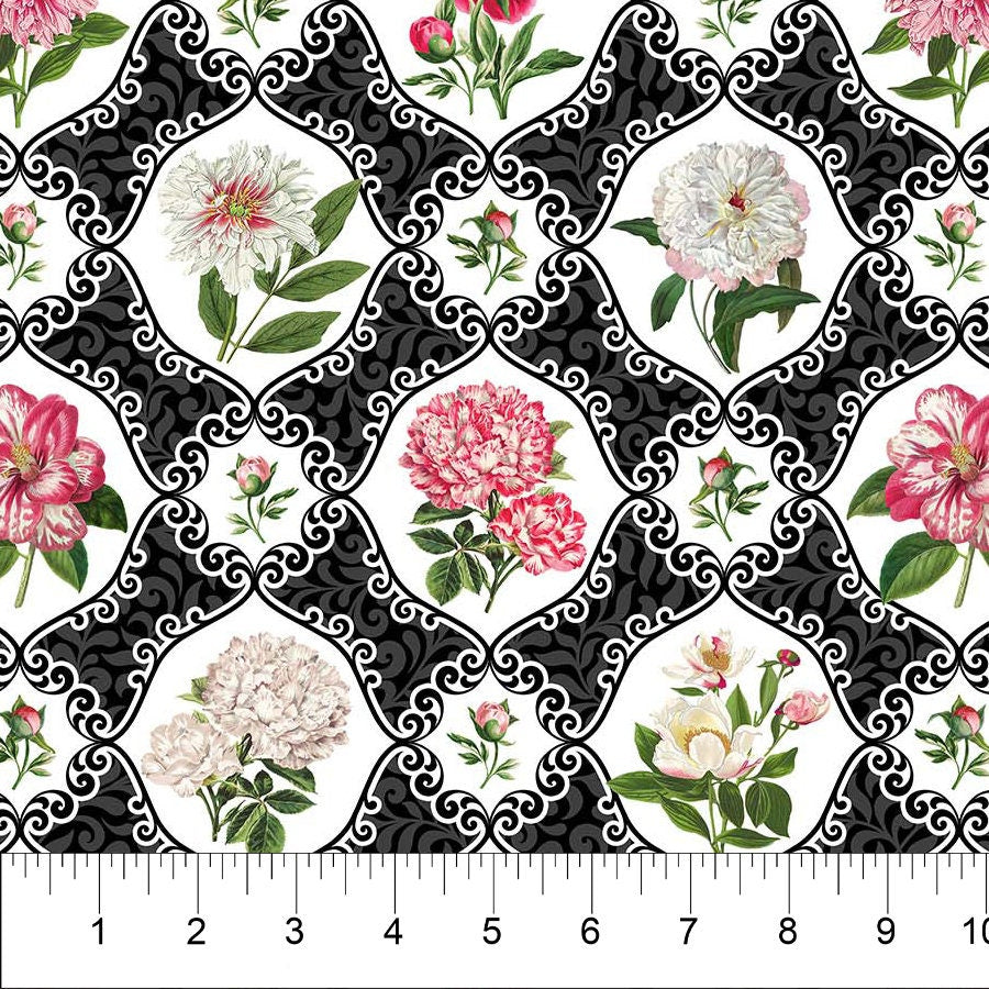 Quilting Cotton Peony Passion Northcott