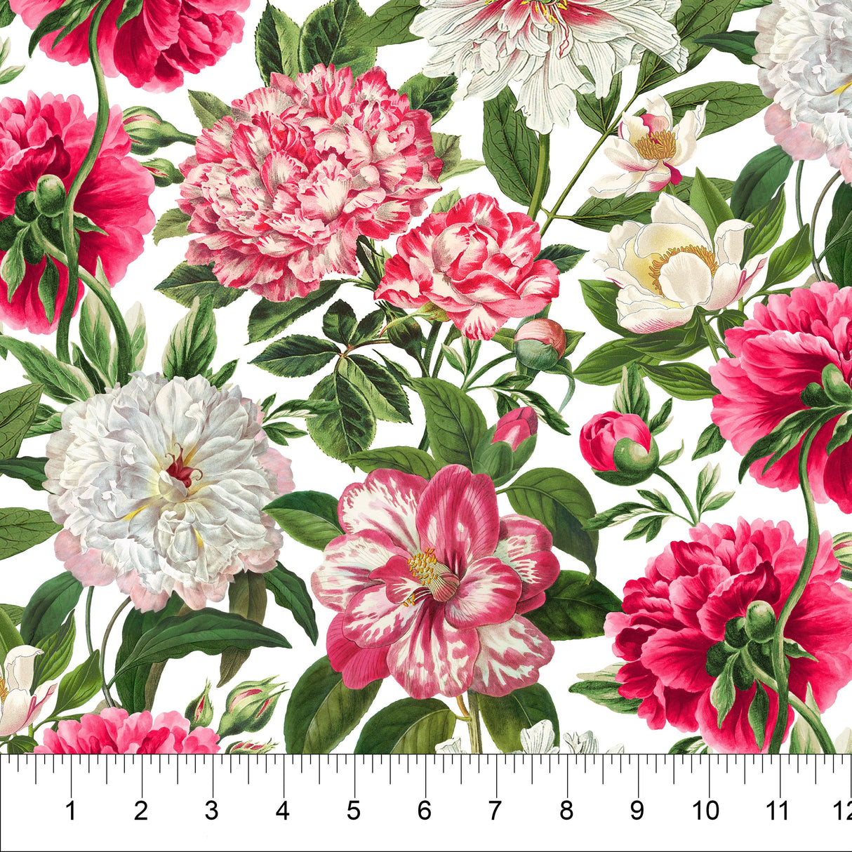 Quilting Cotton Peony Passion Northcott Bloom Collection