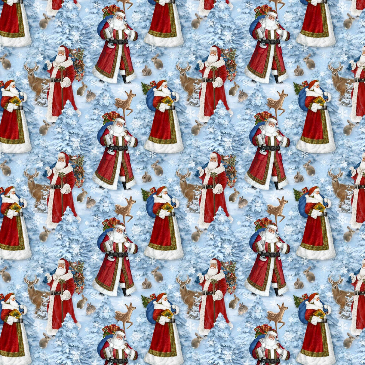 Fabric Panel Northcott St. Nicholas Stocking Panel