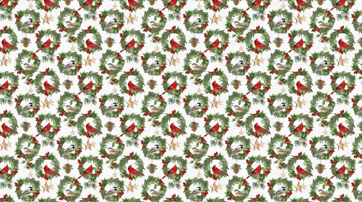 Quilting Cotton Winter Song Floral Northcott