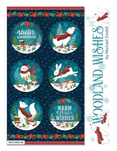 Quilting Cotton Woodland Wishes Northcott