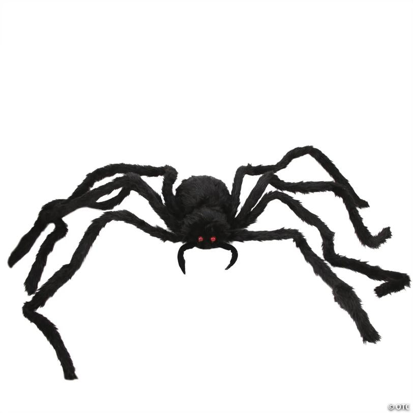 Northlight 48" Black Spider with LED Flashing Eyes Halloween Decor