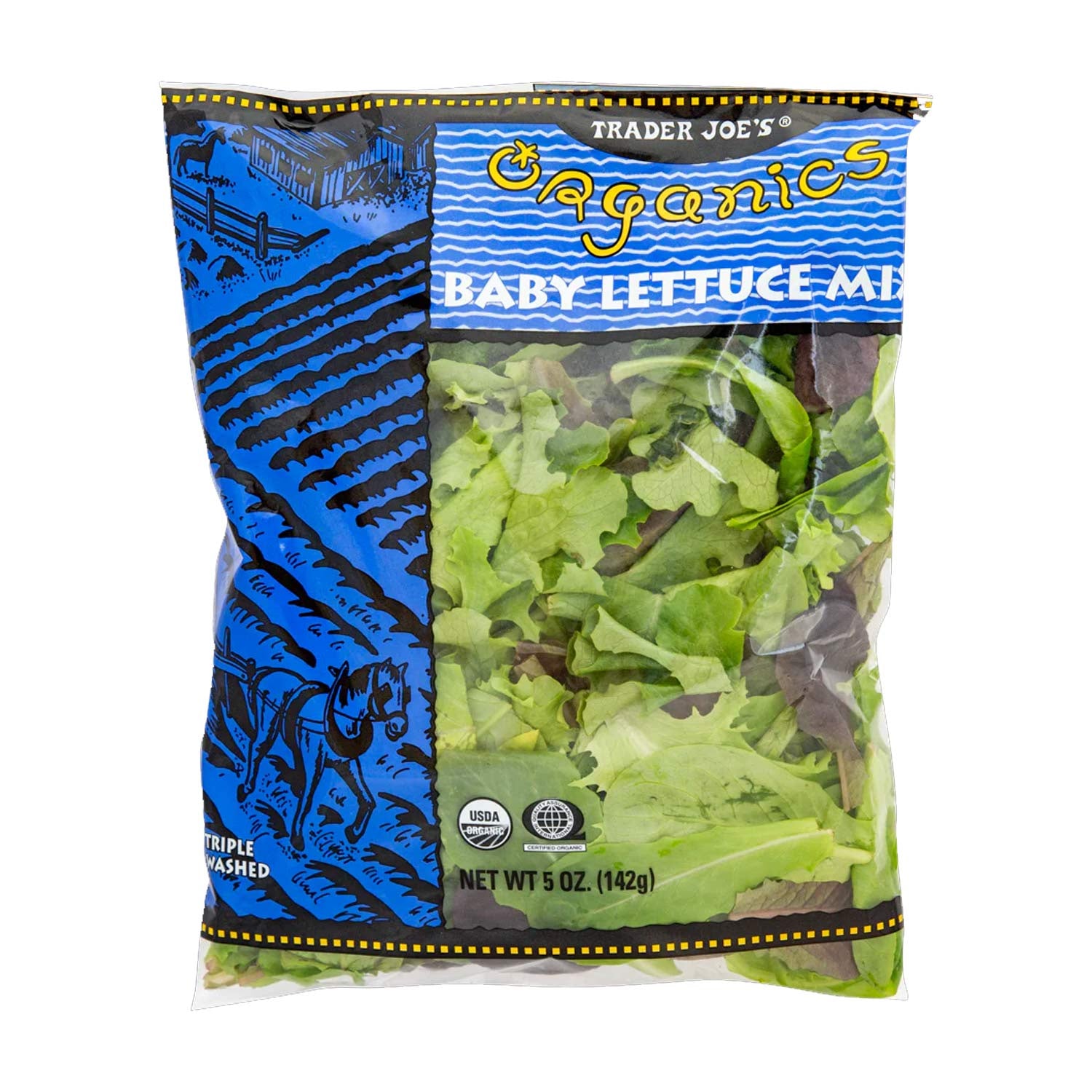 Trader Joe’s Organic Baby Lettuce Mix 5 Oz