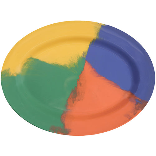 G. E. T. Melamine Platter, Oval, Diamond Celebration, Series, 21" x 15"