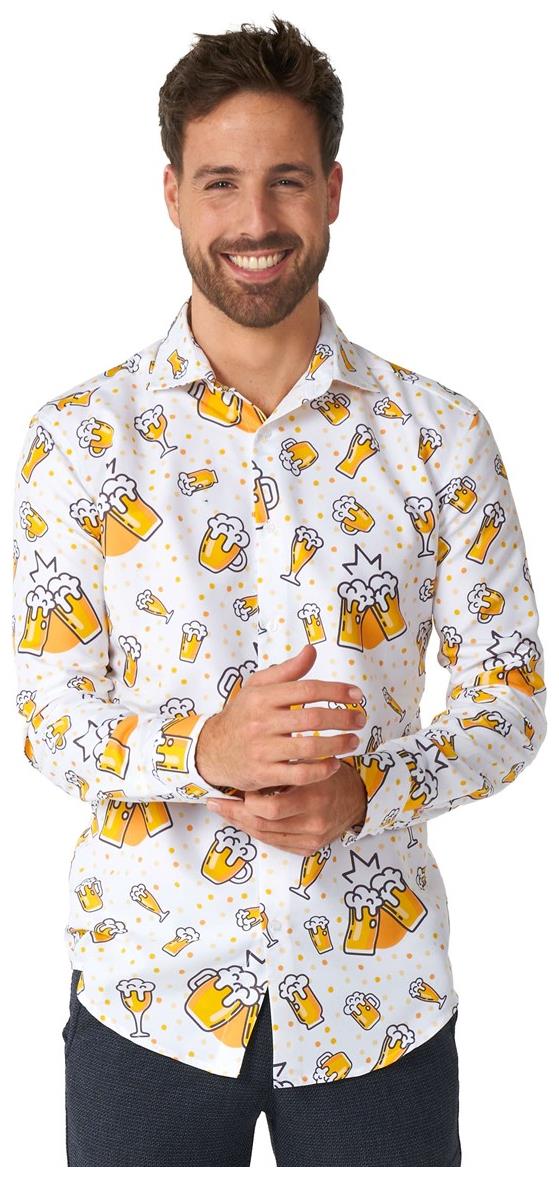 Stylish Suitmeister Beer Shirt for Oktoberfest St Patrick's Day and Birthday Celebrations