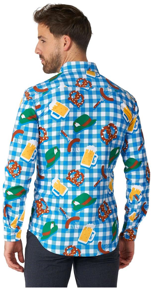 Suitmeister Men's Shirts October Check Blue