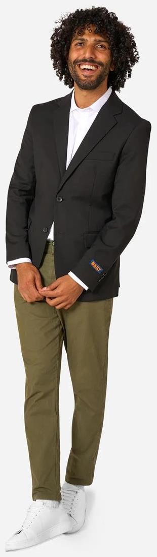 OppoSuits Daily Men's Blazers Daily Deep Black