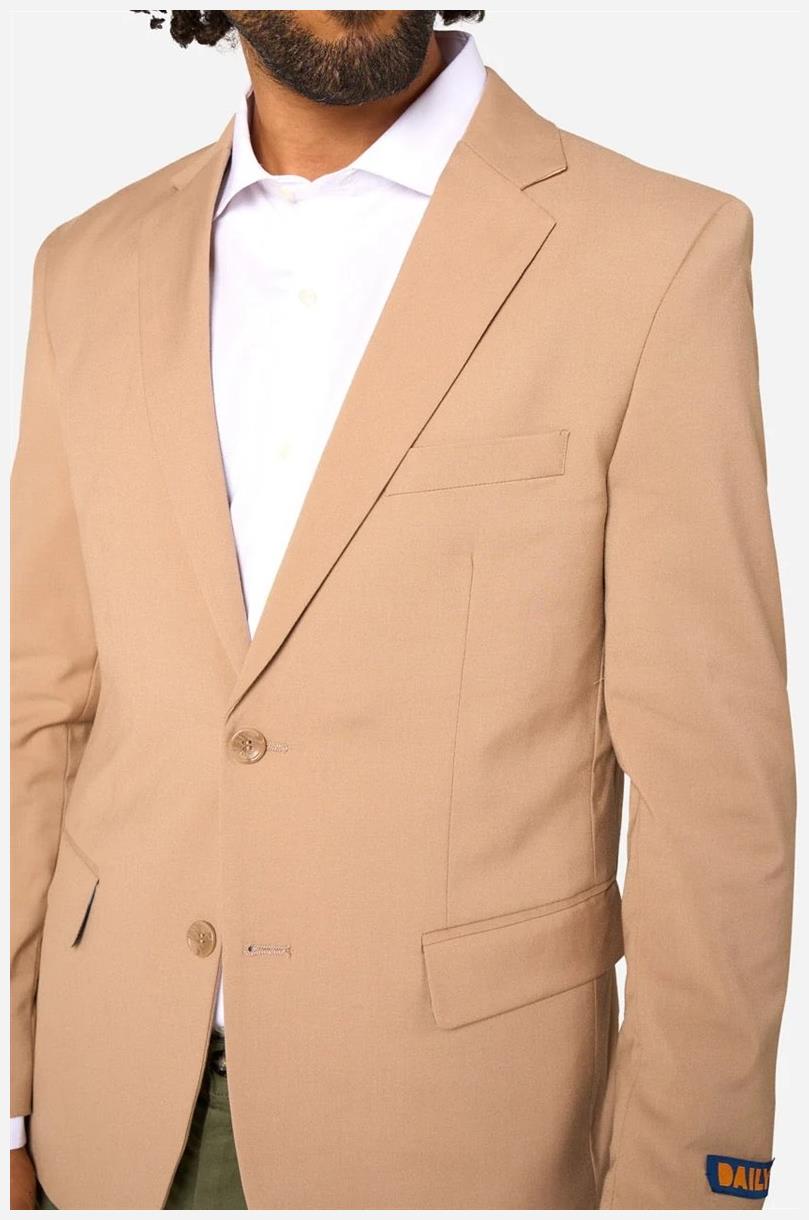 OppoSuits Daily Men's Blazers Daily Dark Sand