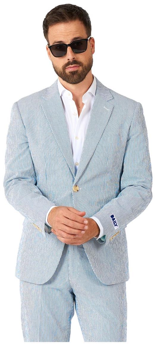 Stylish OppoSuits Daily Seer Sucker Suit for Business Casual Events and Parties