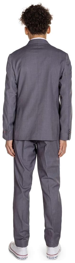 Stylish OppoSuits Daily Dark Grey Suit for Teen Boys School Events Weddings and Celebrations