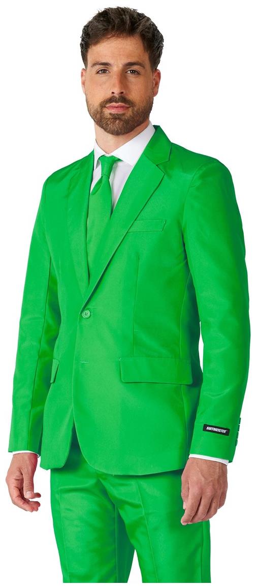 Suitmeister Men's Suits Solid Green
