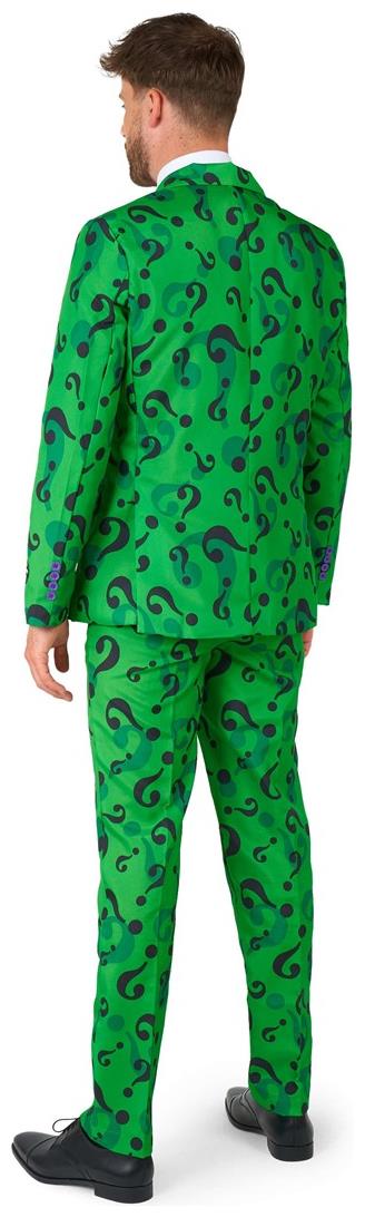 Stylish Suitmeister The Riddler Costume for Halloween Parties Comic Cons and Themed Dress Ups