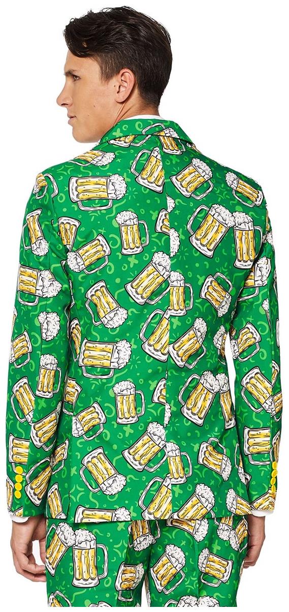 Stylish Suitmeister Beer Suit for Oktoberfest St Patrick's Day and Festive Birthday Celebrations