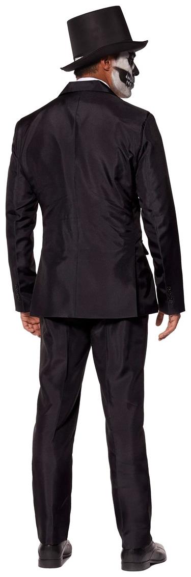 Scary Suitmeister Skeleton Grunge Suit for Halloween Parties and Day of the Dead Celebrations