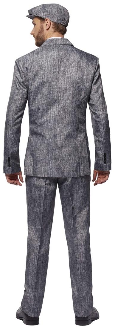 Vintage 20's Gangster Grey Suit for Halloween Parties and Themed Events