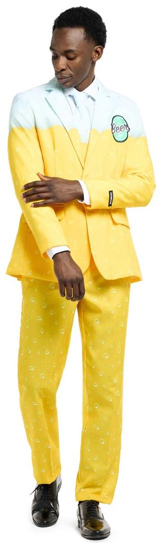 Suitmeister Premium Beer Yellow Suit for Parties Festivals and Halloween Events