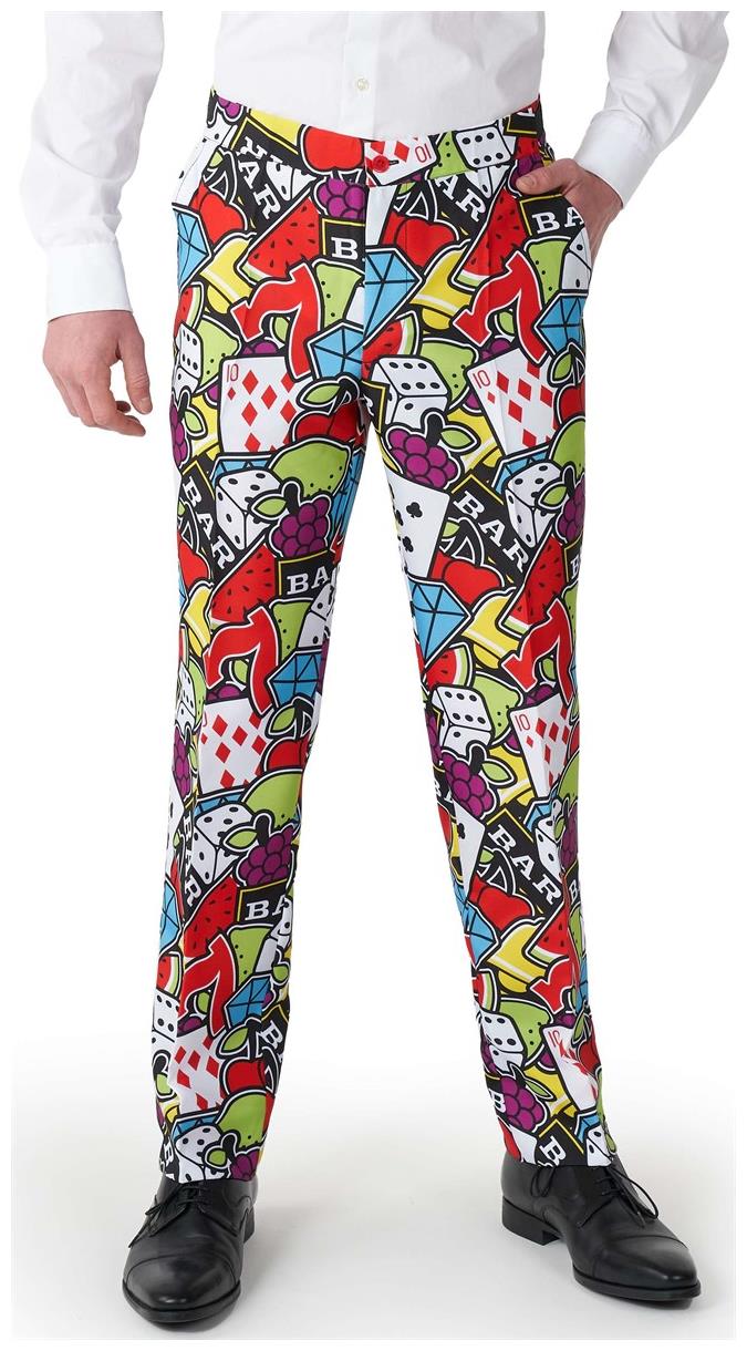 Stylish Suitmeister Casino Icons Suit for Halloween Parties Casino Events and Themed Celebrations