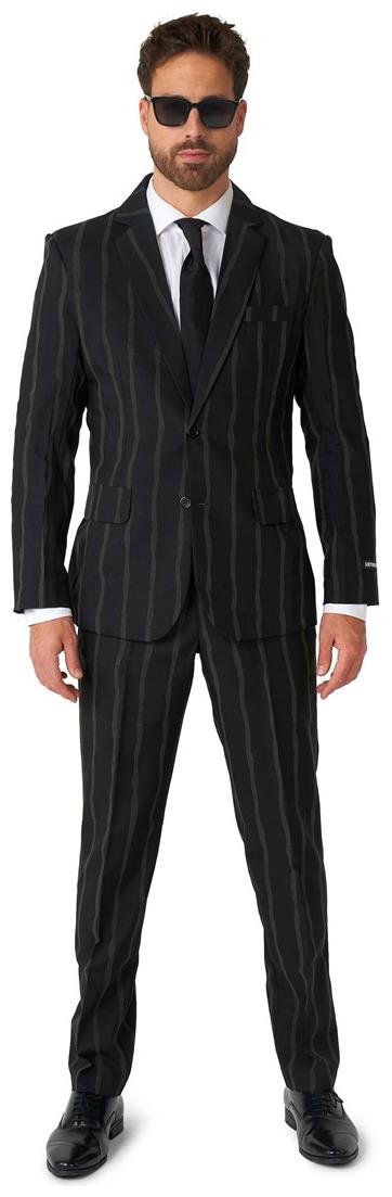 Glow in the Dark Oversized Pinstripe Suit for Halloween Parties Costume Events and Stand Out Occasions
