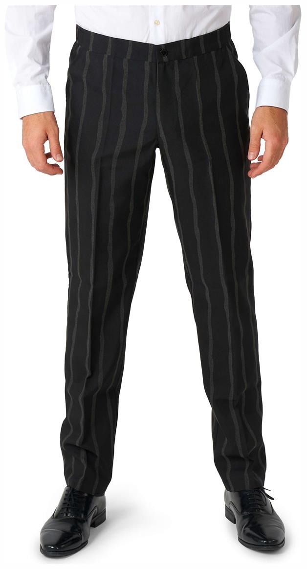 Suitmeister Men's Suits Oversized Pinstripe Black